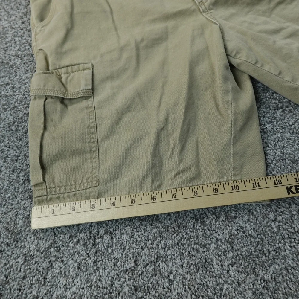 Wrangler Shorts Mens 34 Beige Brown Cargo Utility Outdoor Hiking Military‎ Work